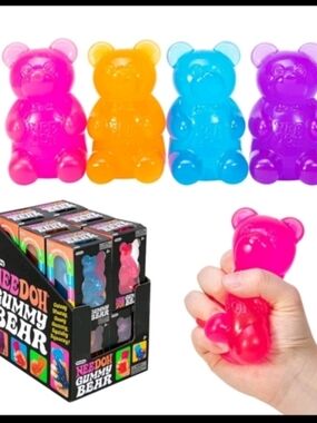 Needoh Bear - Pink, Has Been Unboxed